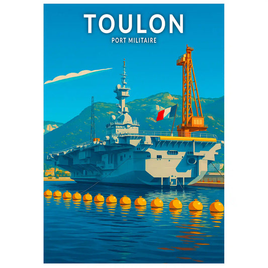 Affiche - Toulon - Port Militaire
