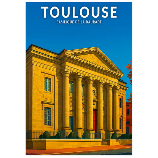 Affiche - Toulouse - Basilique de la Daurade