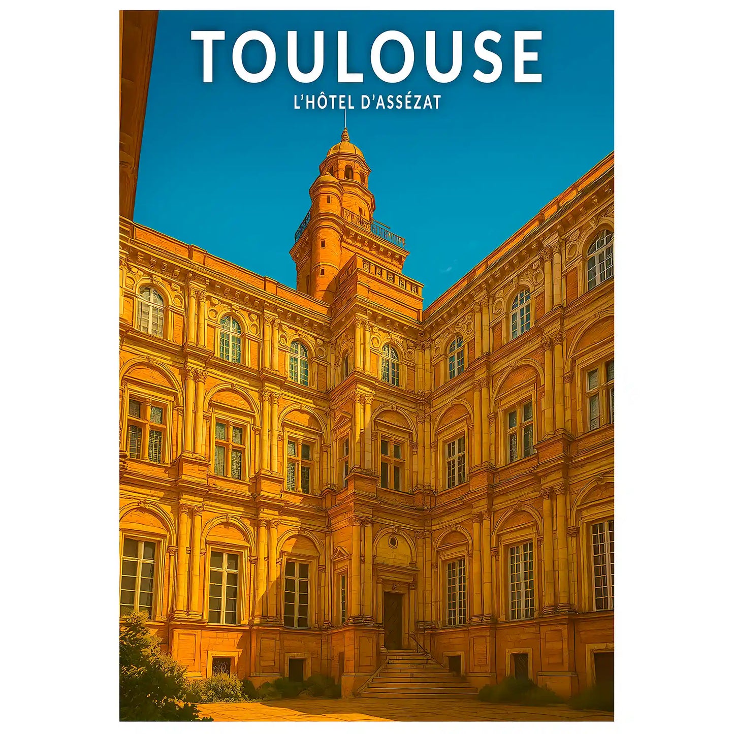 Affiche - Toulouse - L'hôtel d'Assézat