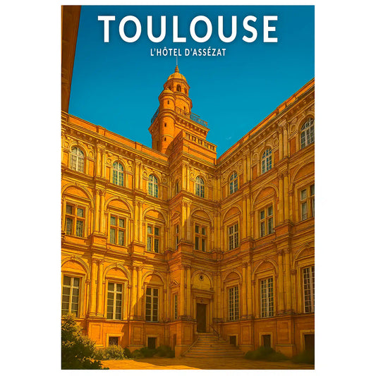 Affiche - Toulouse - L'hôtel d'Assézat