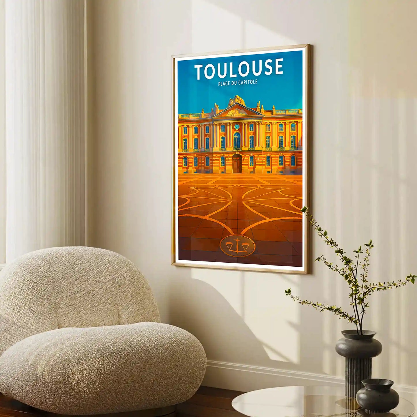 Affiche - Toulouse - Place du Capitole