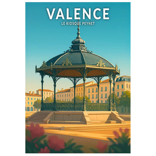 Affiche - Valence - Le Kiosque Peynet