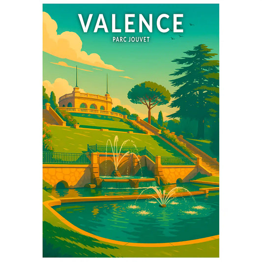 Affiche - Valence - Parc Jouvet