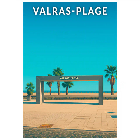 Affiche - Valras-Plage