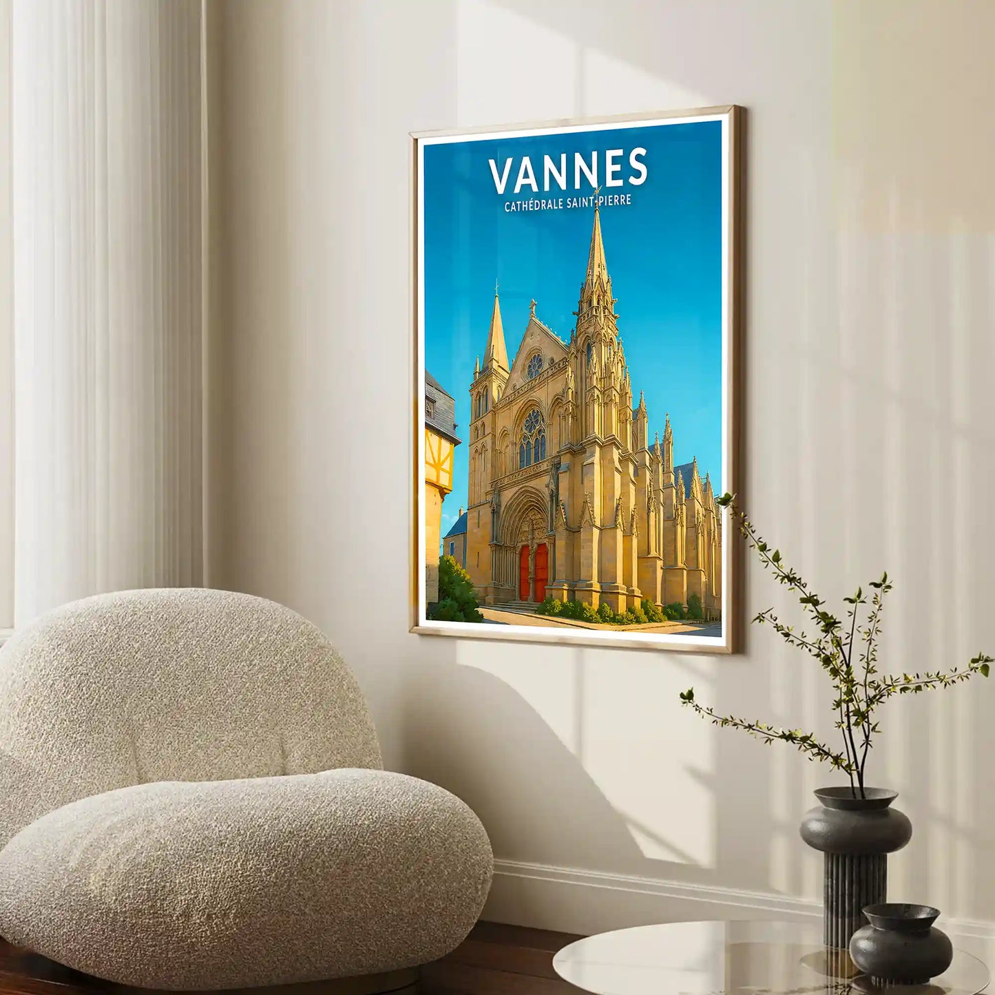 Affiche - Vannes - Cathédrale Saint-Pierre