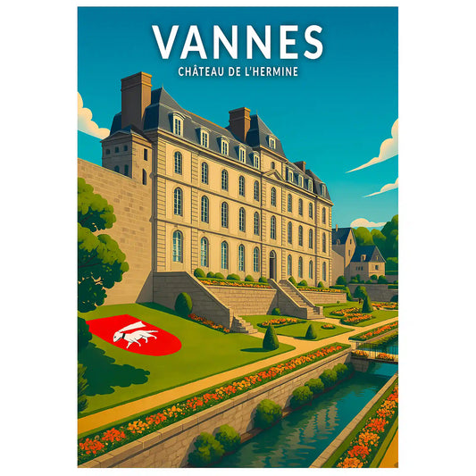 Affiche - Vannes - Château de l'Hermine
