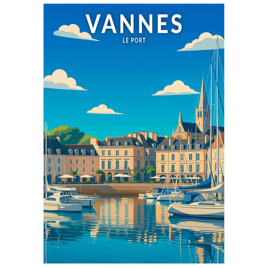Affiche - Vannes - Le Port