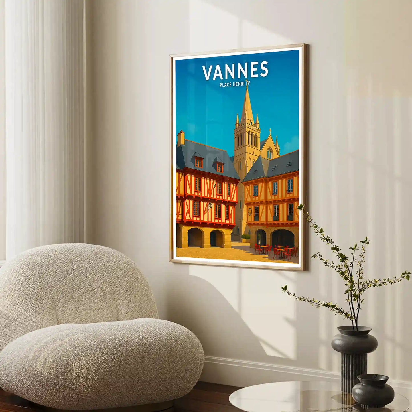 Affiche - Vannes - Place Henri IV