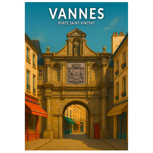 Affiche - Vannes - Porte Saint-Vincent