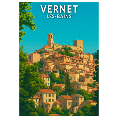Affiche - Vernet-les-Bains