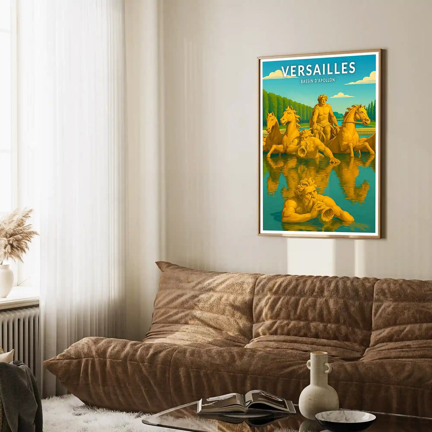 Affiche - Versailles - Bassin d'Apollon