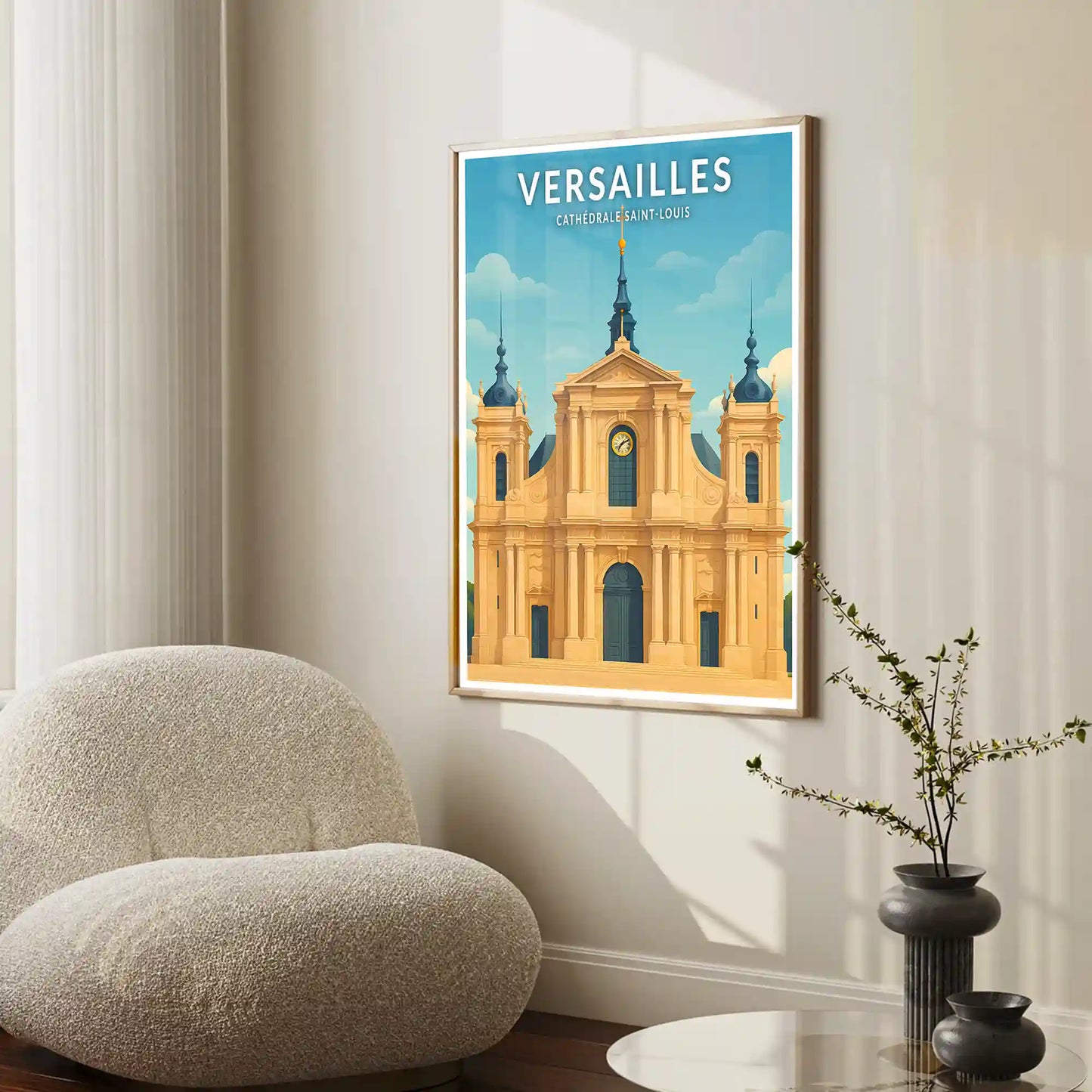 Affiche - Versailles - Cathédrale Saint-Louis