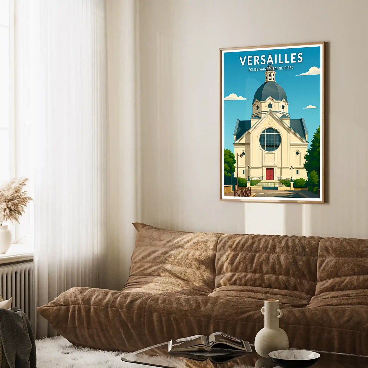 Affiche - Versailles - Église Sainte-Jeanne-d'Arc