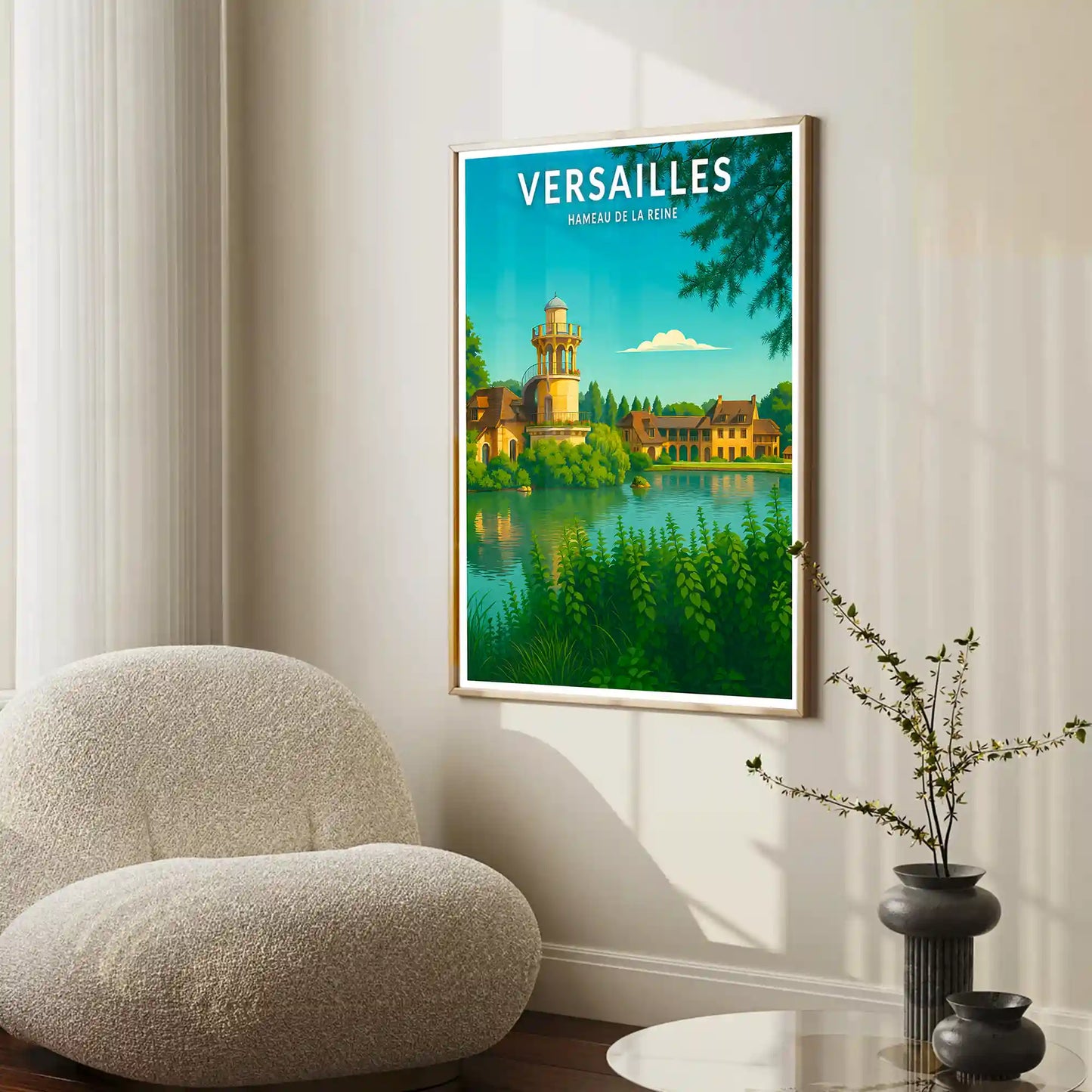 Affiche - Versailles - Hameau de la Reine