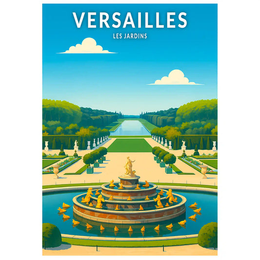 Affiche - Versailles - Les Jardins