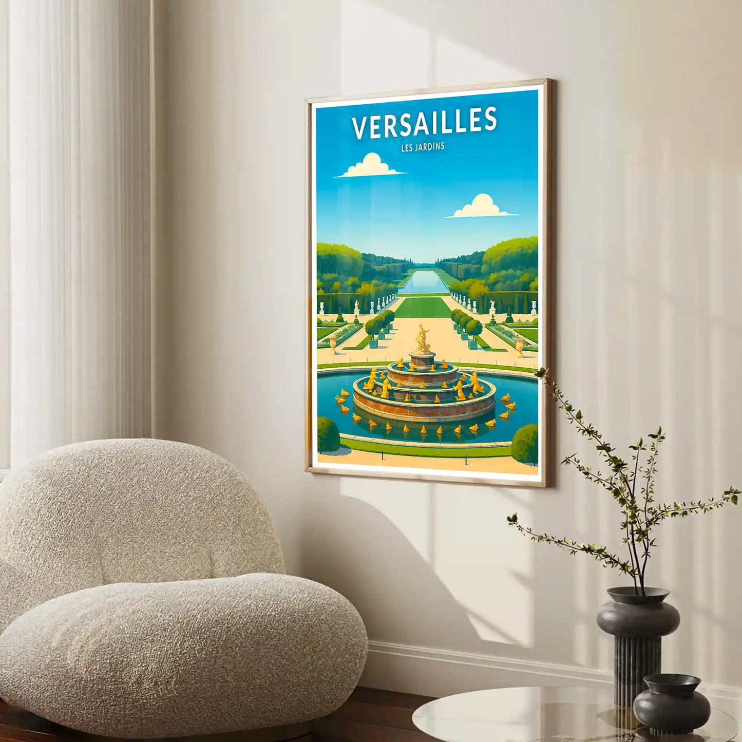 Affiche - Versailles - Les Jardins