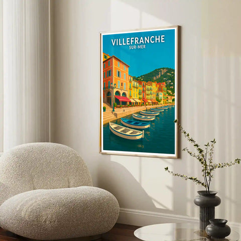 Affiche - Villefranche-sur-Mer
