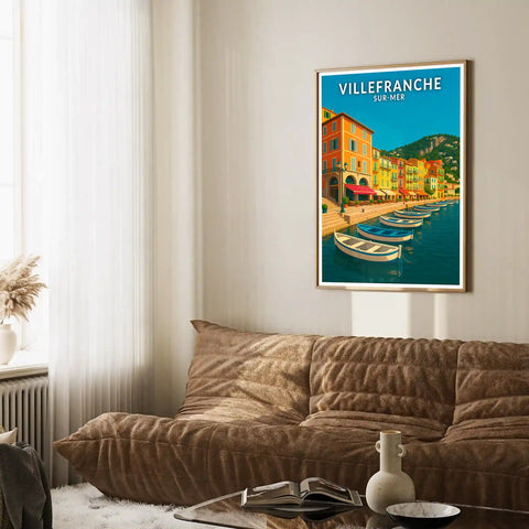 Affiche - Villefranche-sur-Mer